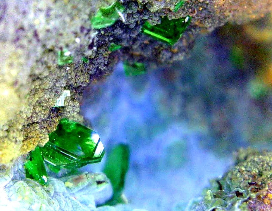 Torbernita
Campo de visión 6 mm.
(Autor: Antonio P. López)