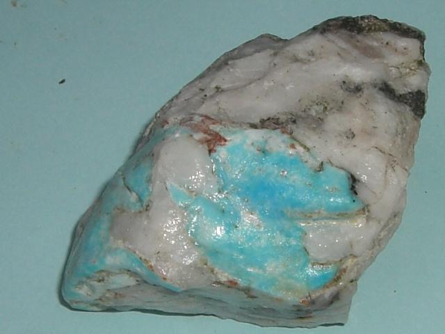 Turquesa, ambligonita y cuarzo
7 x 3 cm.
(Autor: Antonio GG)