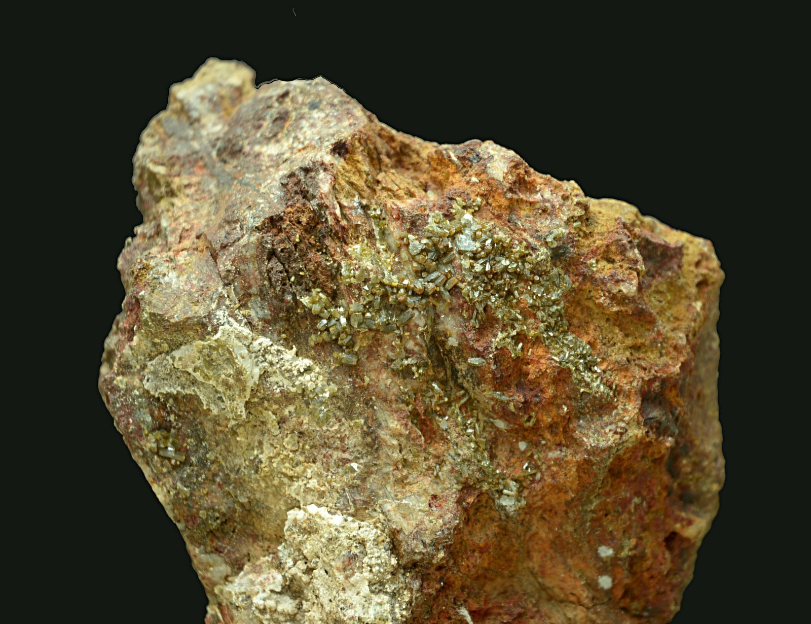 Vanadinita.
10 x 10 x 5 cm
(Autor: Antonio Carmona)