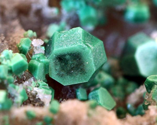 Torbernita
Cristal de 3 mm
(Autor: usoz)