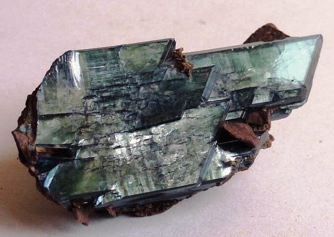 Vivianita
3 x 3 cm.
(Autor: javier ruiz martin)