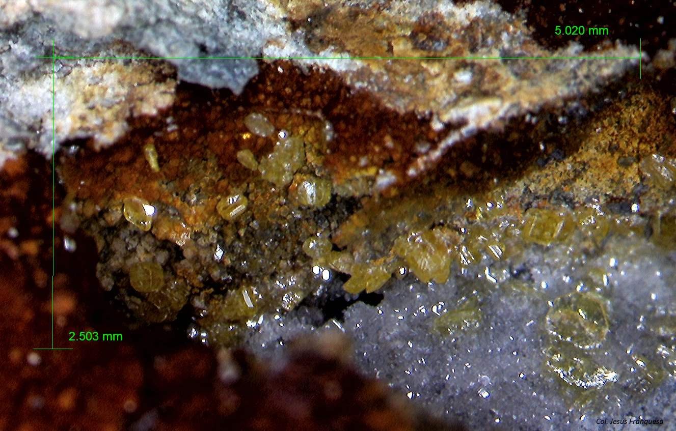 Wulfenita.
5´020 x 2´503 mm.
(Autor: Jesus Franquesa Baucells)