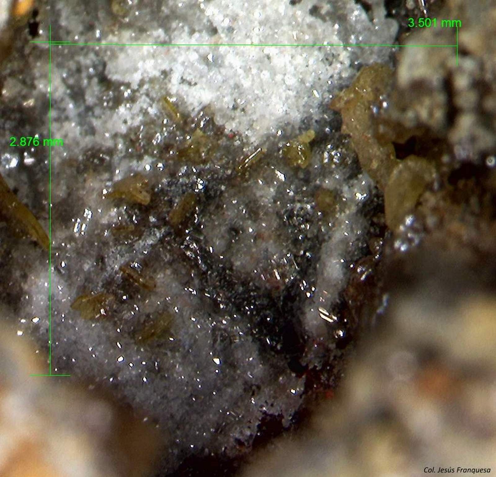 Wulfenita.
3´501 x 2´876 mm.
(Autor: Jesus Franquesa Baucells)