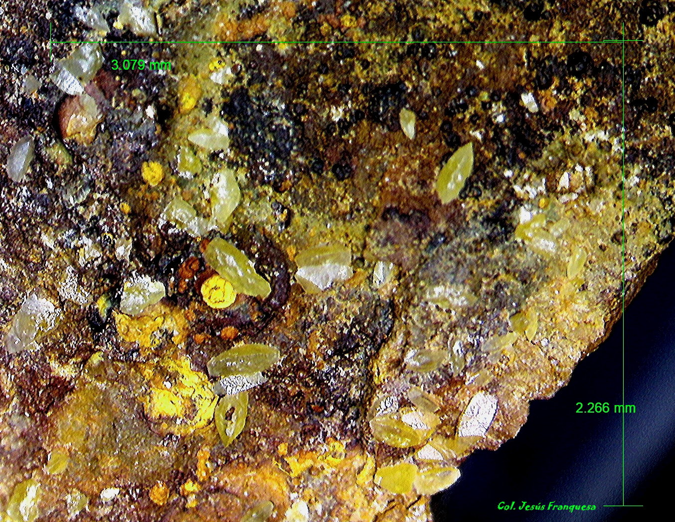 Wulfenita.
3´07x2´24 mm.
(Autor: Jesus Franquesa Baucells)