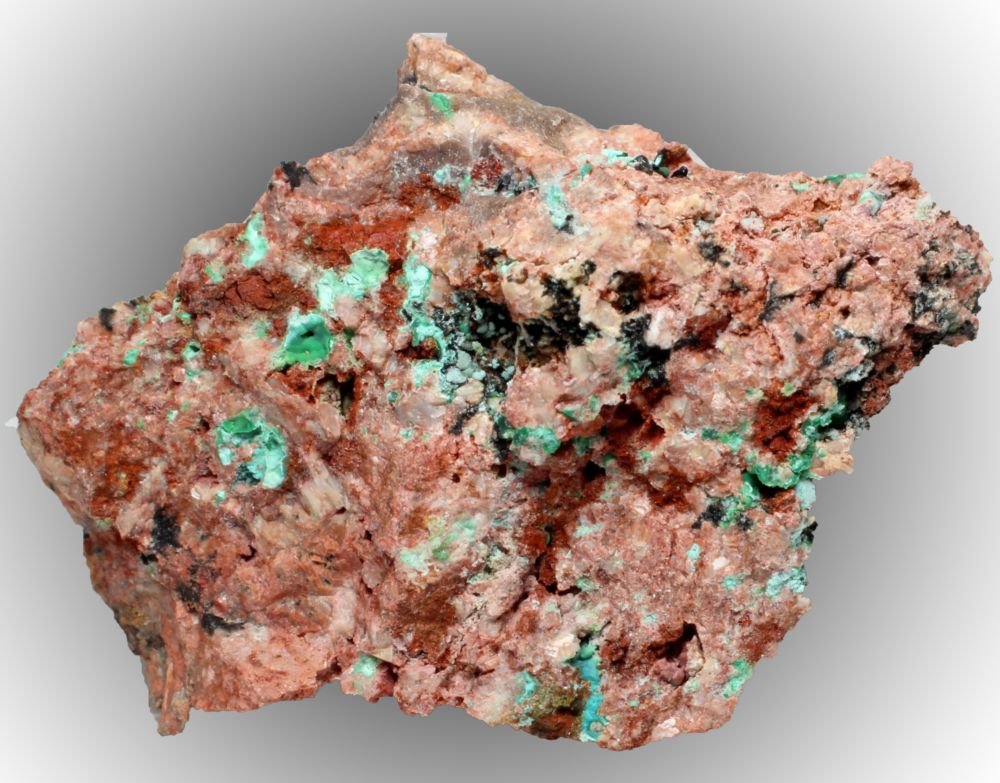 Malaquita + Conichalcita + Aurichalcita
30 x 24 x 14 mm.
(Autor: José Luis Zamora)